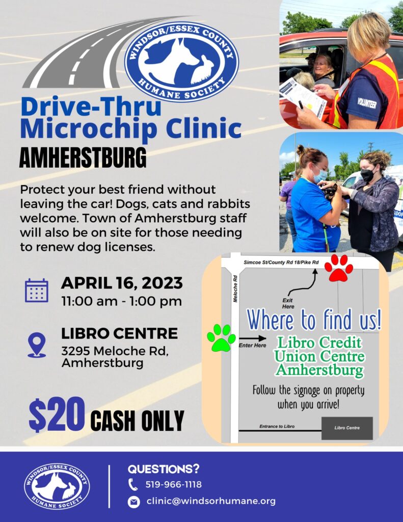 Microchip Clinic Amherstburg